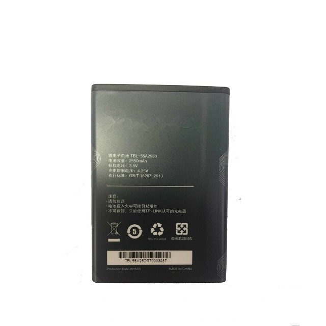 Batterie TBL-55A2550 TP-Link M7350 Ver 1.0-4.0,TL-TR961,M7350 3.8V 2550mah(compatible)