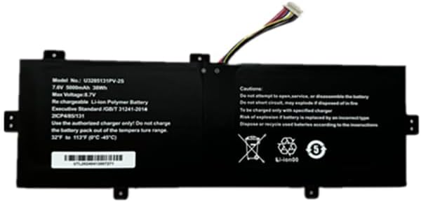 Accu voor U3285131PV-2S TECLAST F7 Plus 2 F15 Plus 2 Prestigio Smartbook 141 C4 C5 7.6V (compatible)