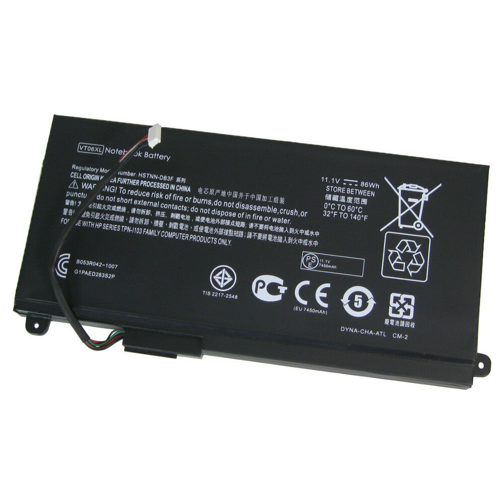 Accu voor HP Envy 17-3000 Series VT06XL HSTNN-DB3F,HSTNN-IB3F,TPN-1103(compatible)