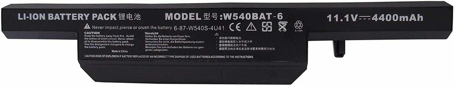 Accu voor W540BAT-6 CLEVO W55EU Aquado M1519 Terra 1529h W550EU W550SU(compatible) - Klik op de afbeelding om het venster te sluiten