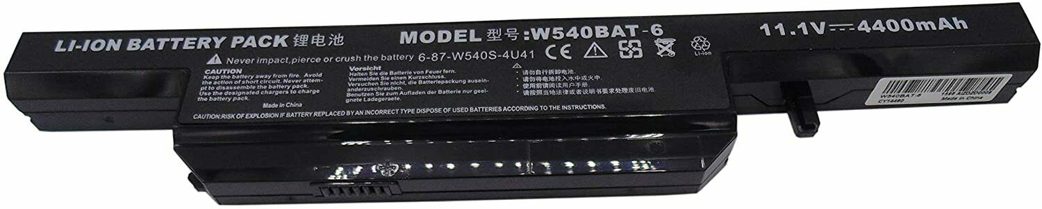 Accu voor W540BAT-6 Clevo W540 W550 W55EU W540EU 6-87-W540S-427(compatible) - Klik op de afbeelding om het venster te sluiten