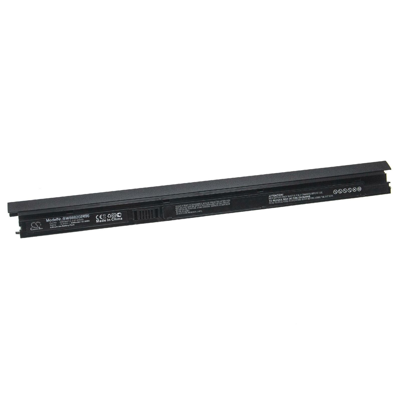 Accu voor W950BAT-4 6-87-W95KS CLEVO W950KU W940LU W950JU W950K(compatible)