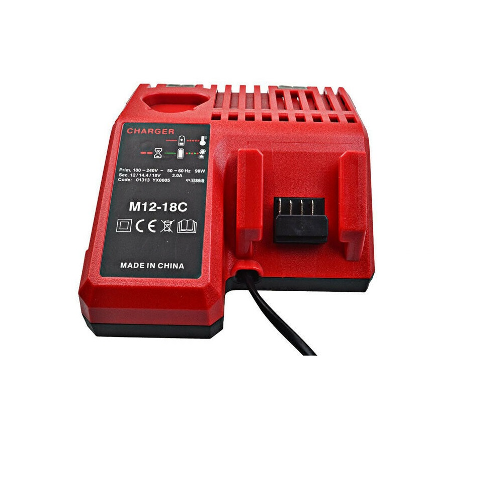 oplader Milwaukee 12V 14.4V 18V For Milwaukee M12 M14 M18 48-11-1840 48-59-1812 (compatible)